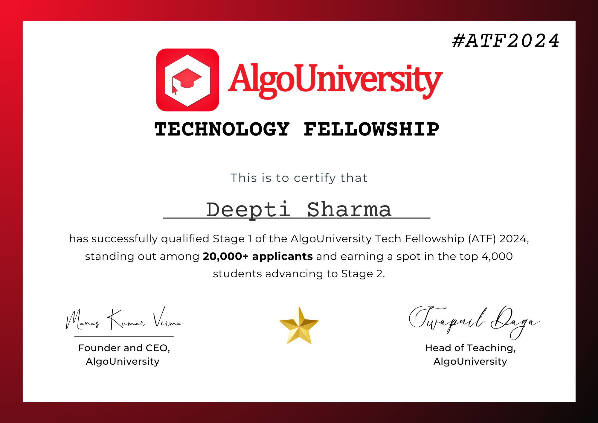 Deepti Sharma - Intern @CDAC-Delhi | Hackcelestia’25 Runner up | Full ...